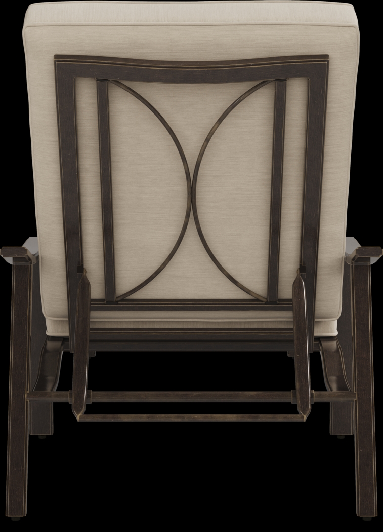 Manchester Hill Antique Bronze Outdoor Chaise - Thumbnail - Image 4