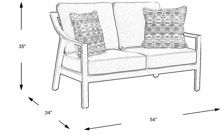 Dimension Image. Please refer to the Dimension Tab on this page for dimension details.