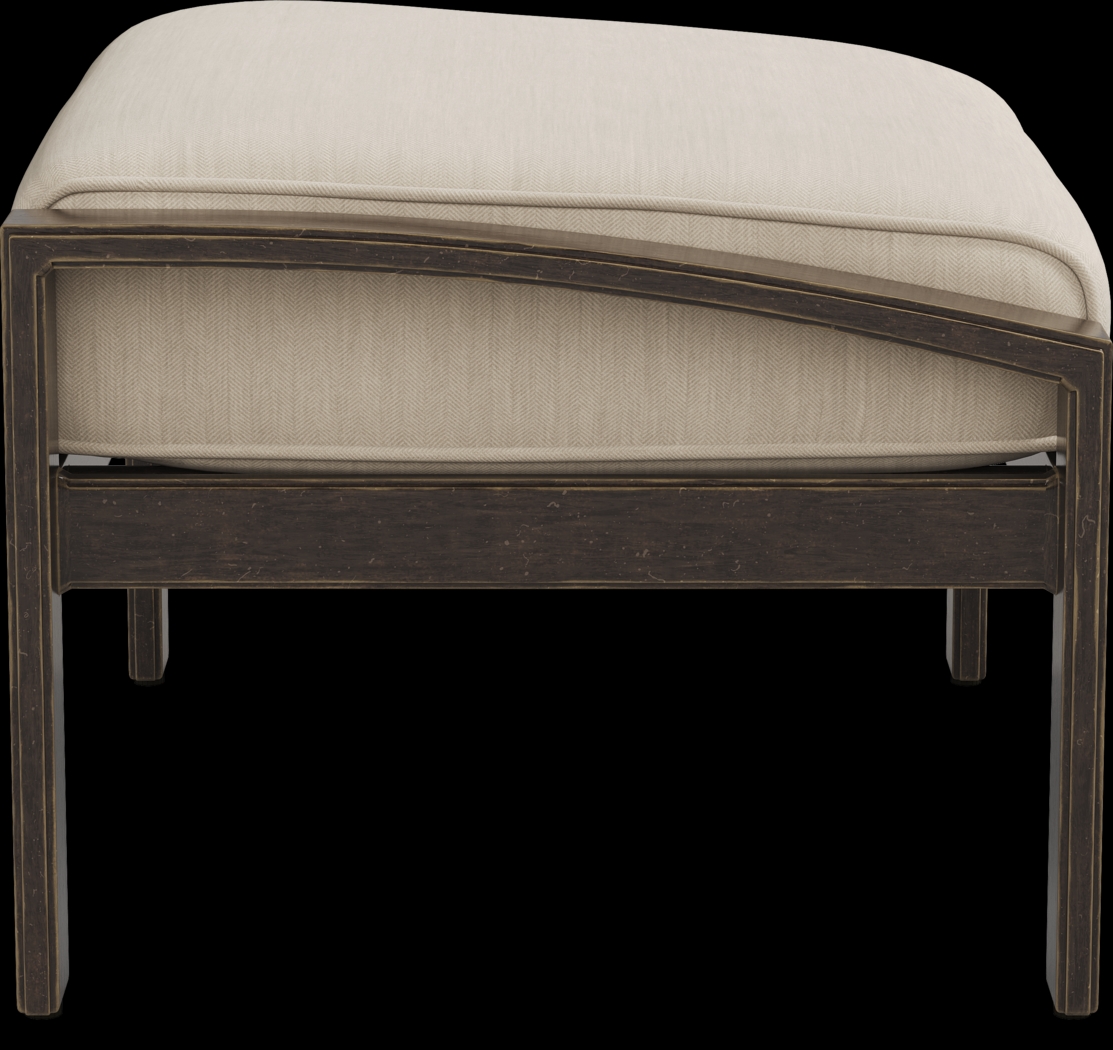 Manchester Hill Antique Bronze Outdoor Ottoman - Thumbnail - Image 3