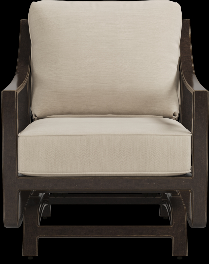 Manchester Hill Antique Bronze Outdoor Rocker Chair - Thumbnail - Image 3