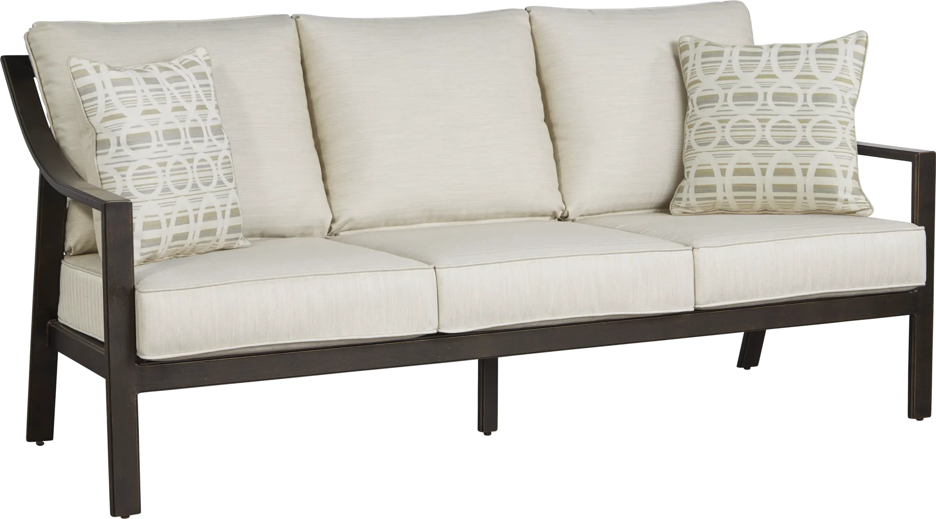 Manchester Hill Antique Bronze Outdoor Sofa - Thumbnail - Image 1