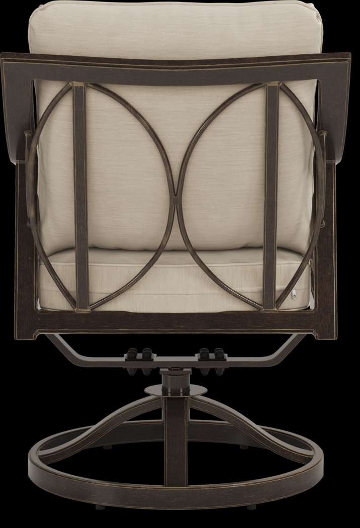 Manchester Hill Antique Bronze 7 Pc Rectangle Outdoor Dining Set - Thumbnail - Image 8