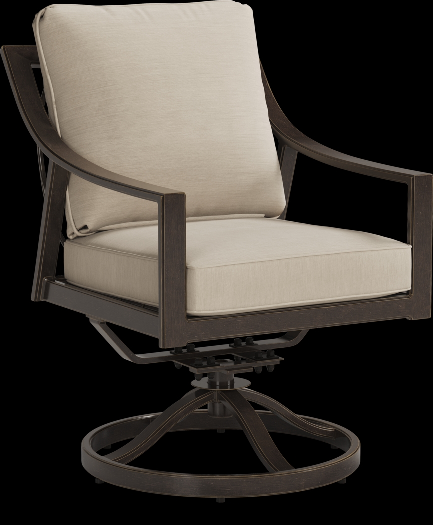 Manchester Hill Antique Bronze 7 Pc Rectangle Outdoor Dining Set - Thumbnail - Image 5