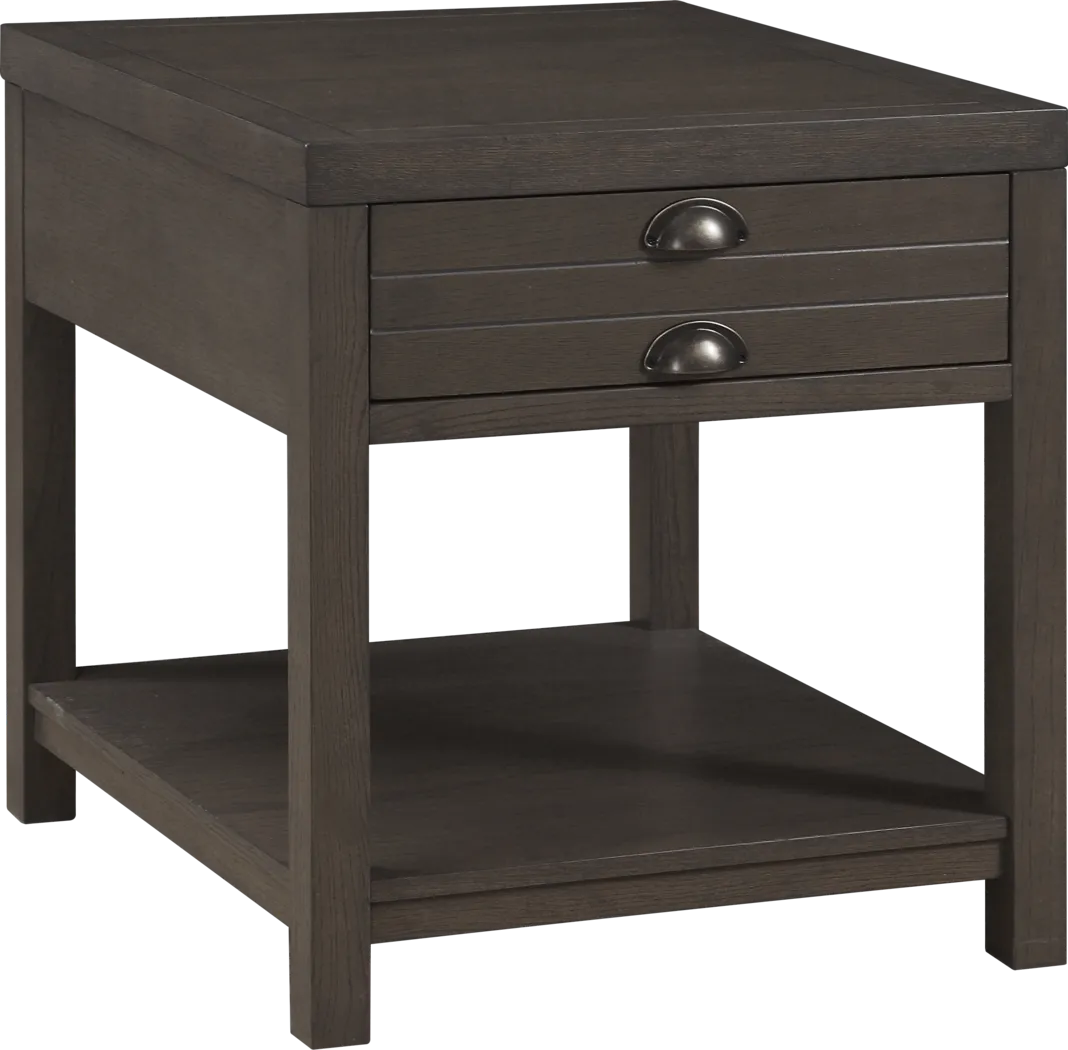 Mandal Brown End Table - Thumbnail - Image 1