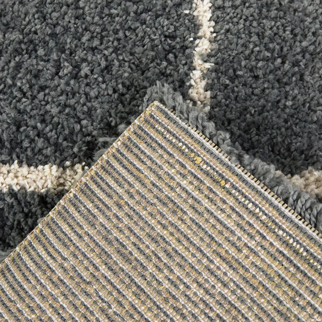 Kids Slatecheck Charcoal 7'10 x 10' Rug - Thumbnail - Image 5