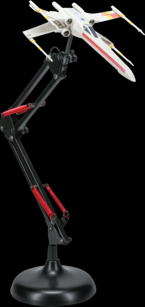 Mandalorian Decor Gray X-Wing Posable Desk Lamp - Thumbnail - Image 1