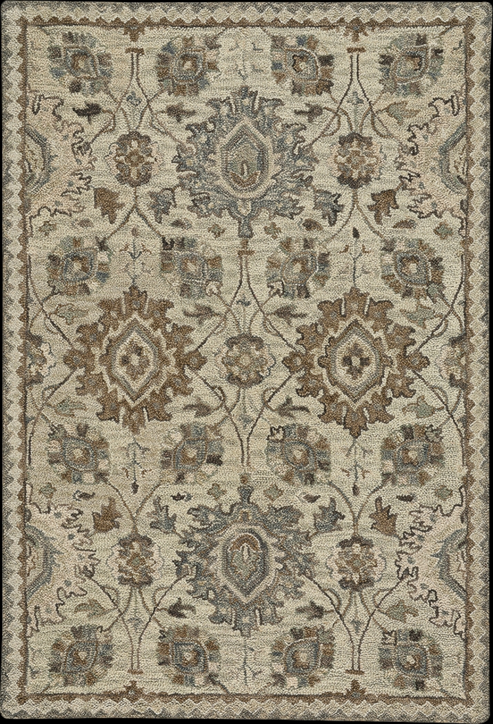 Mandegale Beige 5' x 8' Rug - Thumbnail - Image 1