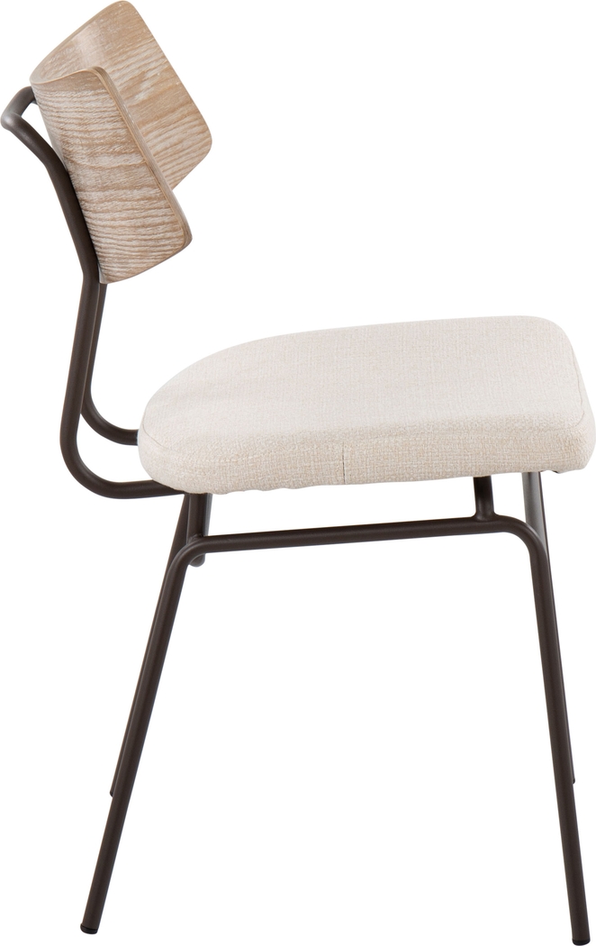 Mandigo Cream Side Chair Set of 2 - Thumbnail - Image 3