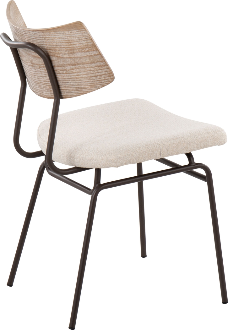 Mandigo Cream Side Chair Set of 2 - Thumbnail - Image 4