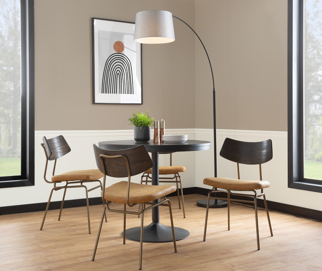 Mandigo Yellow Side Chair Set of 2 - Thumbnail - Image 2