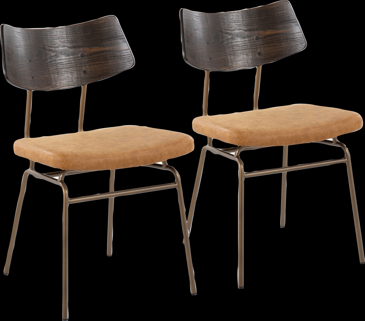 Mandigo Yellow Side Chair Set of 2 - Thumbnail - Image 1