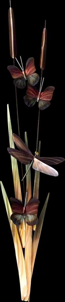 Mandith II Brown Indoor/Outdoor Wall Art - Thumbnail - Image 1