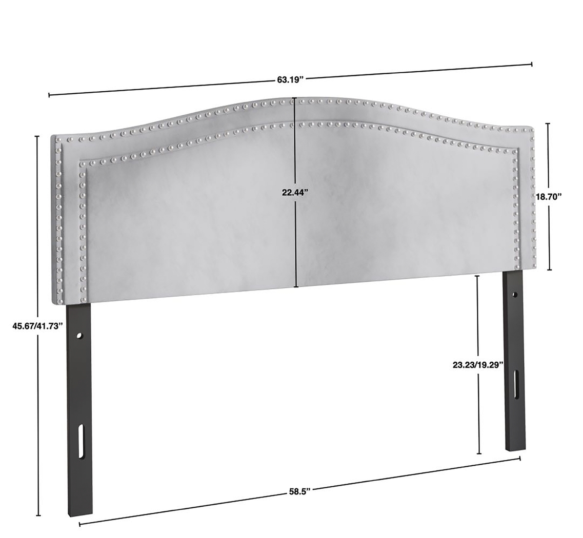 Maness Gray Queen Headboard - Thumbnail - Image 4