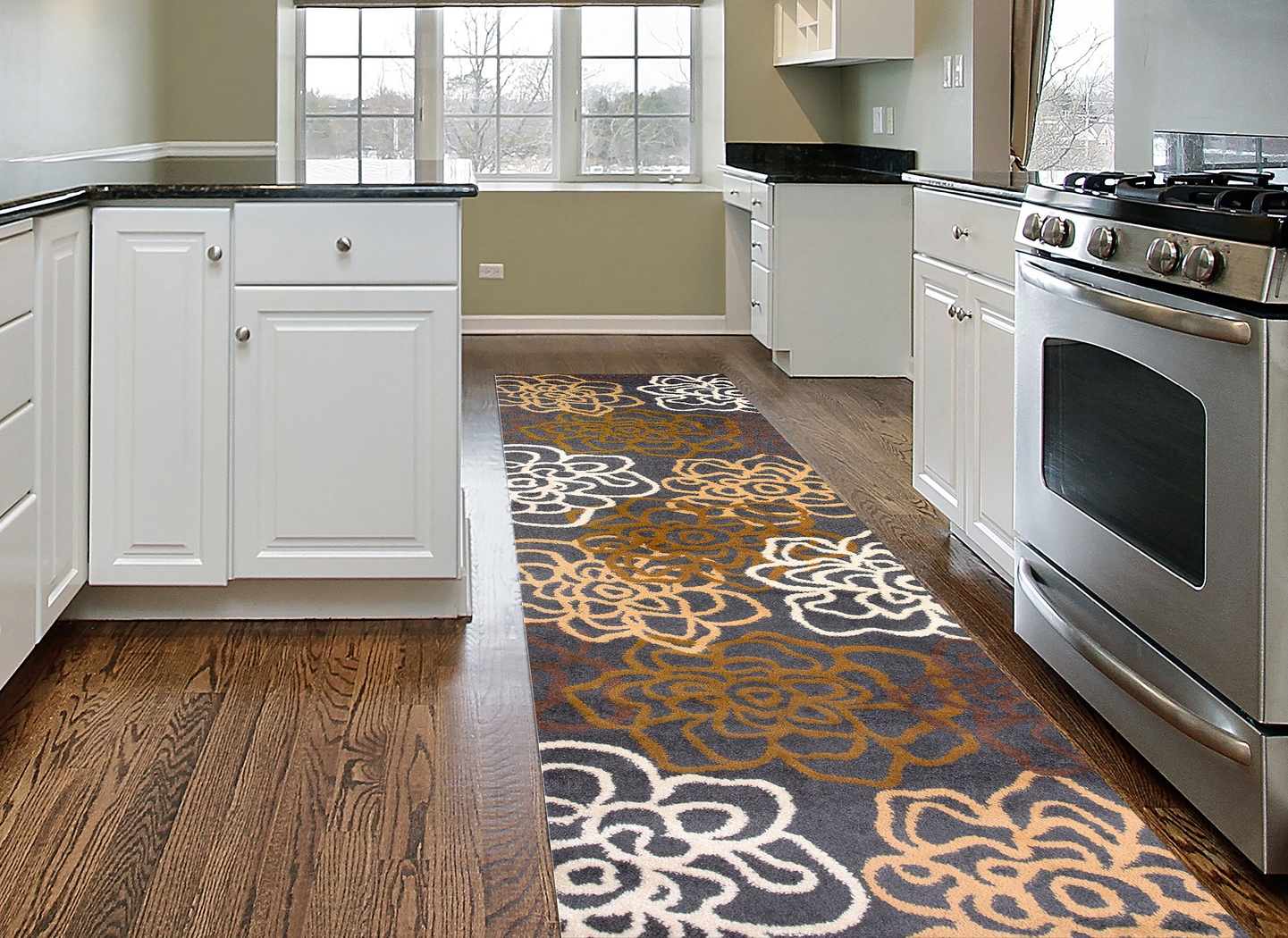 Mangal Brown 2' x 7'2 Runner Rug - Thumbnail - Image 2