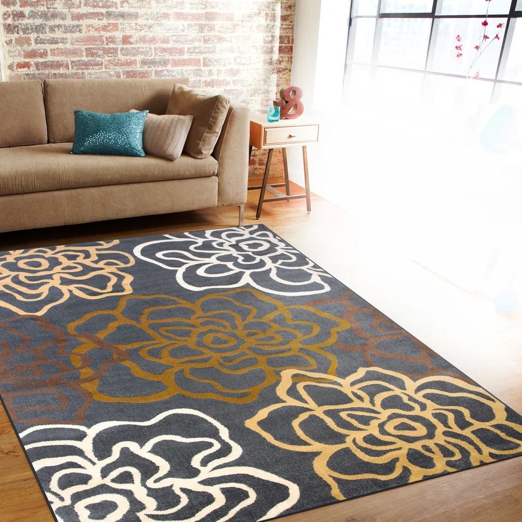 Mangal Brown 7'10 x 10'2 Rug - Thumbnail - Image 3