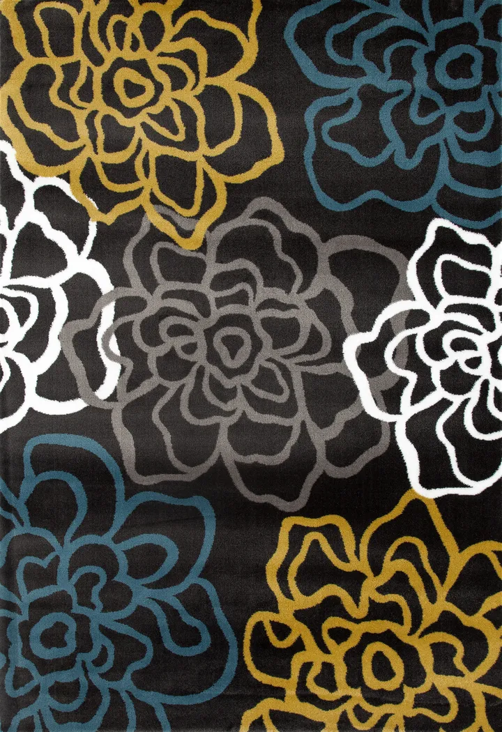 Mangal Yellow 2' x 3' Rug - Thumbnail - Image 1