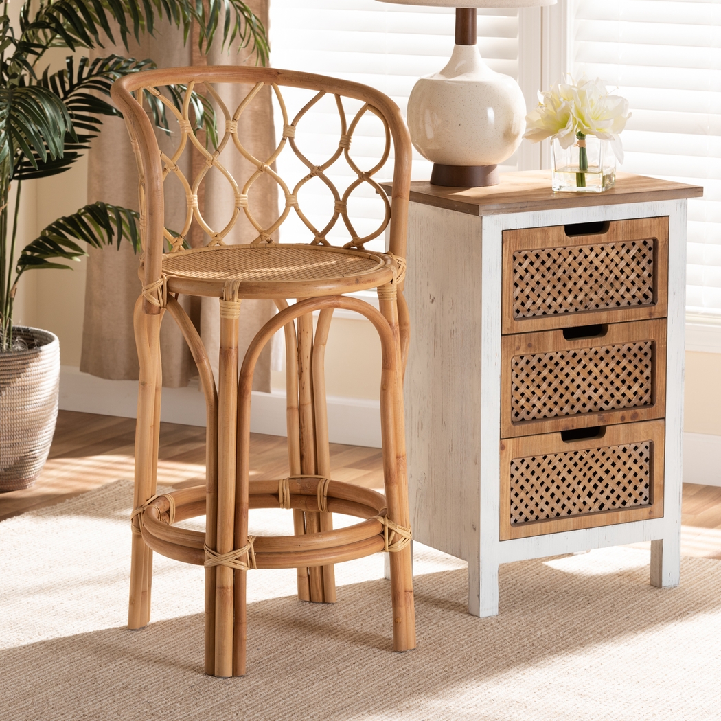 Mangin Brown Counter Height Stool - Thumbnail - Image 6