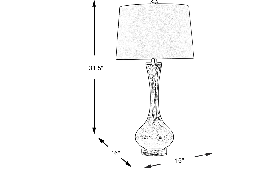Dimension Image. Please refer to the Dimension Tab on this page for dimension details.