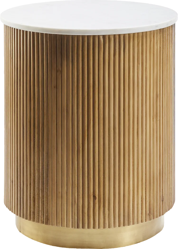 Mango Bay Brown End Table - Thumbnail - Image 1