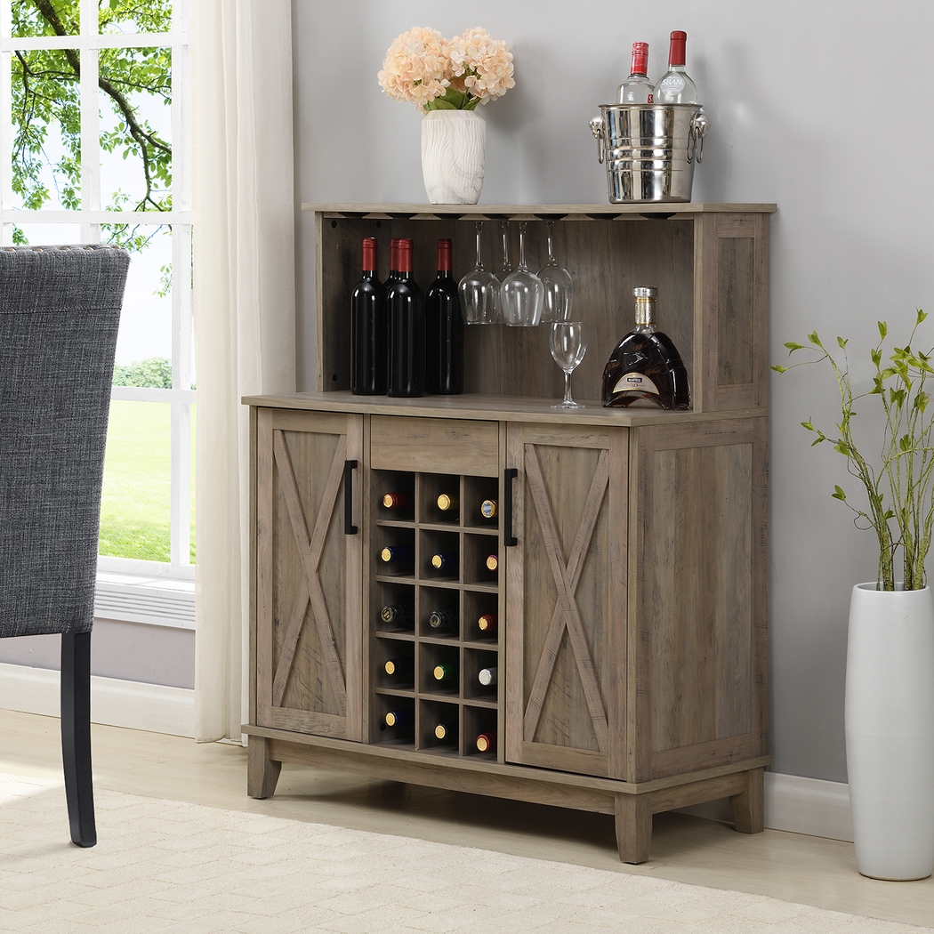 Mankato Gray Bar Cabinet - Thumbnail - Image 5