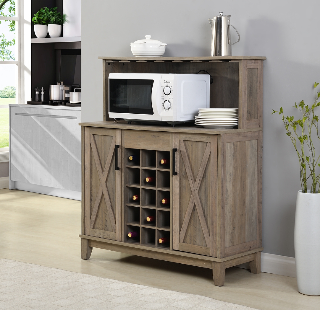 Mankato Gray Bar Cabinet - Thumbnail - Image 6