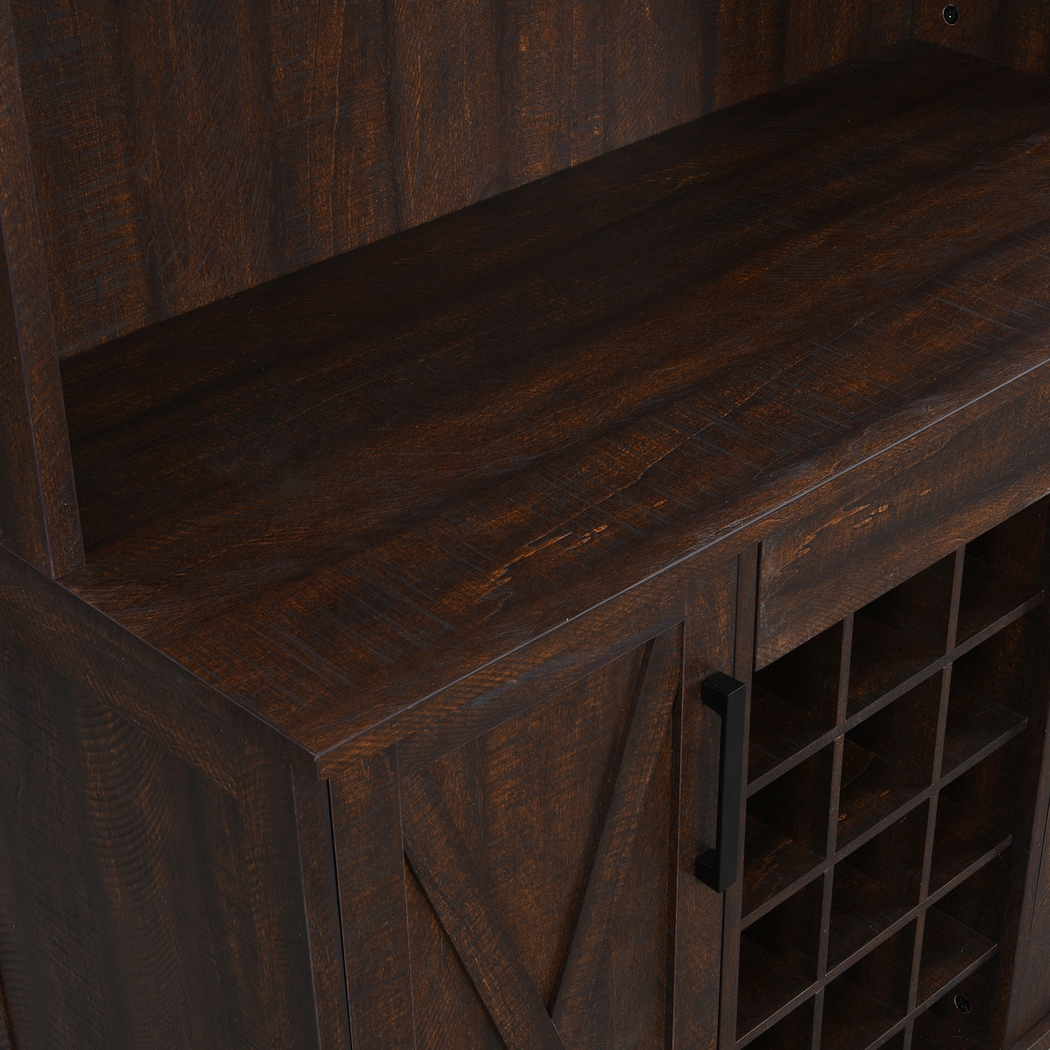 Mankato Mahogany Bar Cabinet - Thumbnail - Image 4