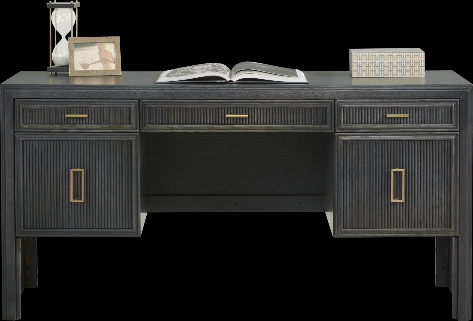 Manor Bridge Blue Desk - Thumbnail - Image 2