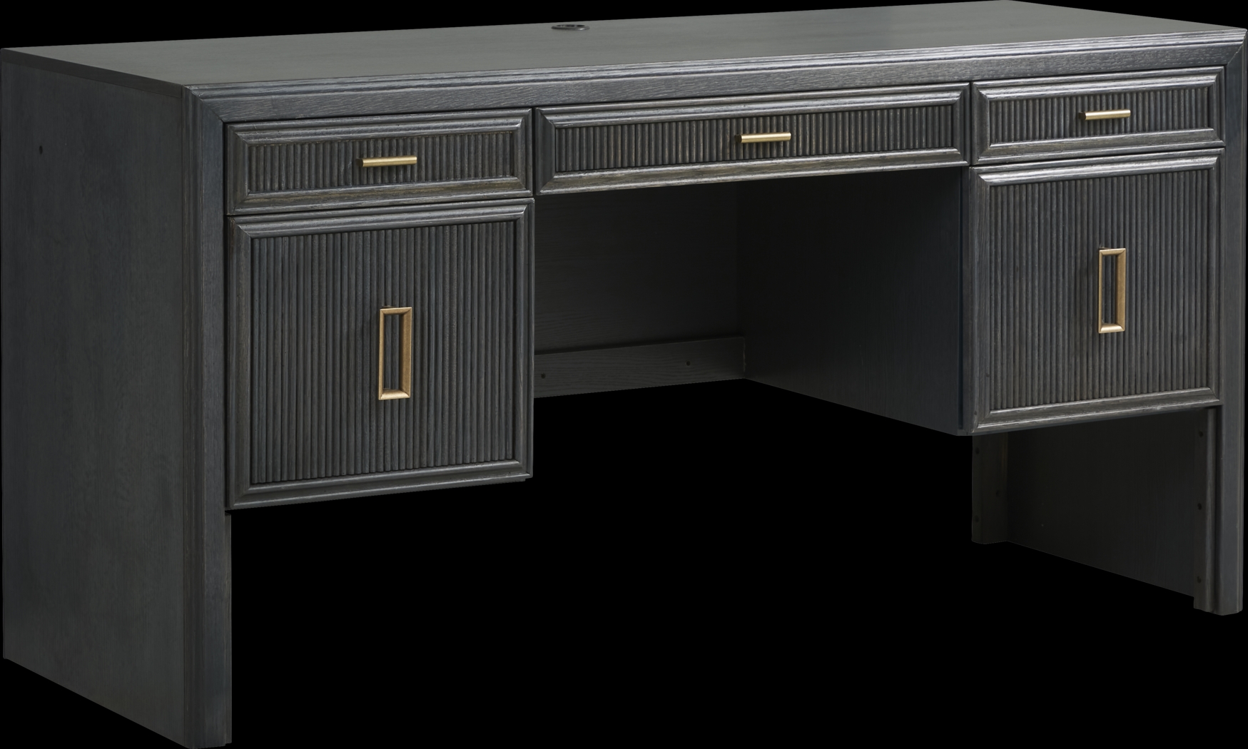 Manor Bridge Blue Desk - Thumbnail - Image 1