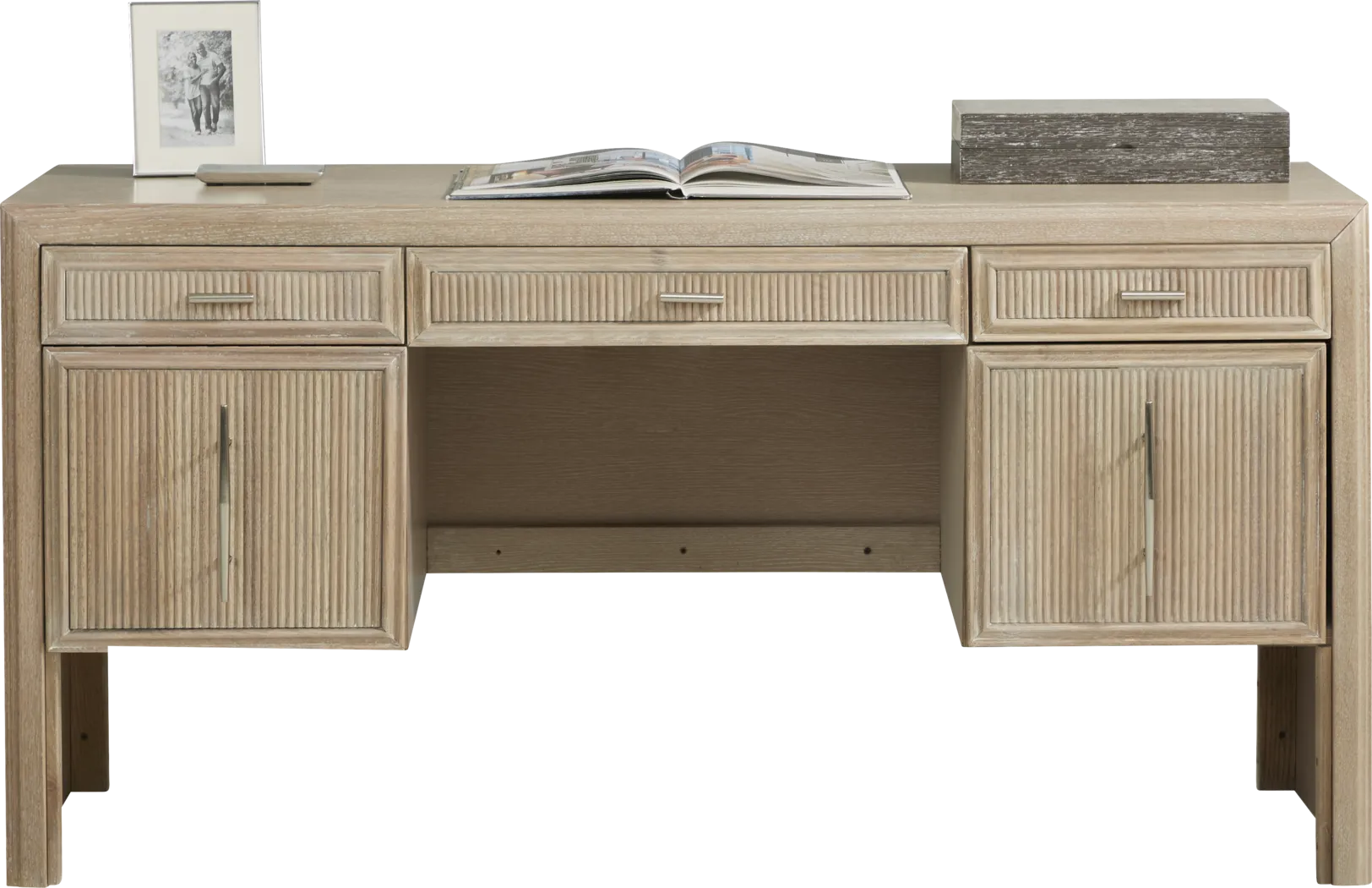 Manor Bridge Taupe Desk - Thumbnail - Image 2