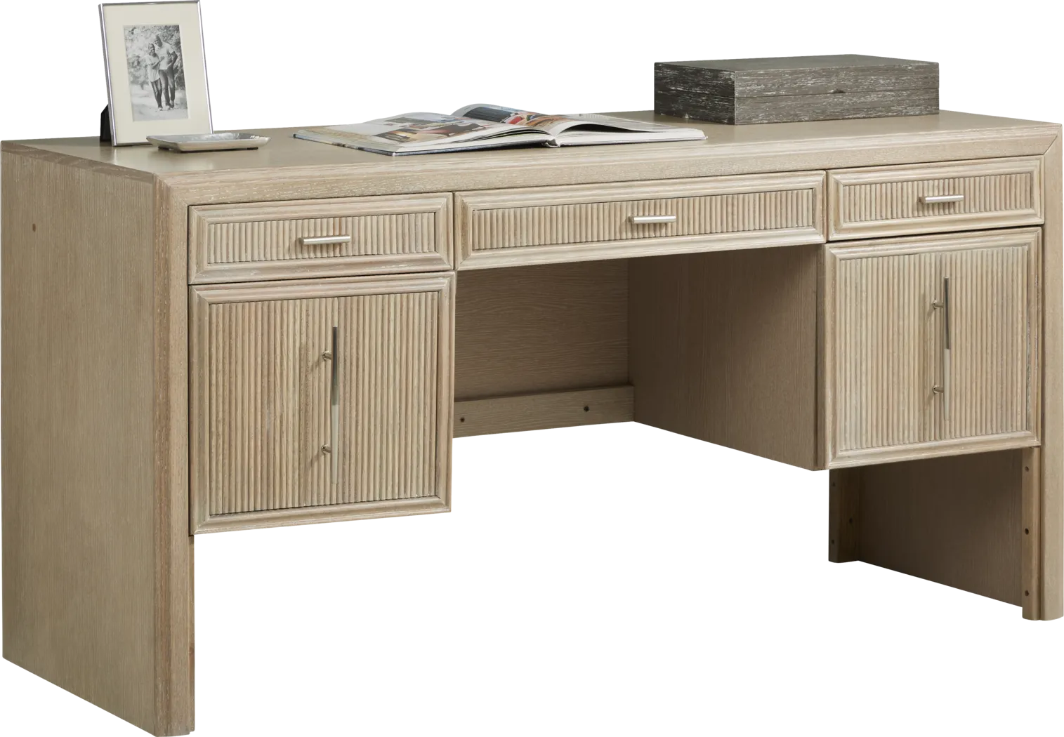 Manor Bridge Taupe Desk - Thumbnail - Image 4