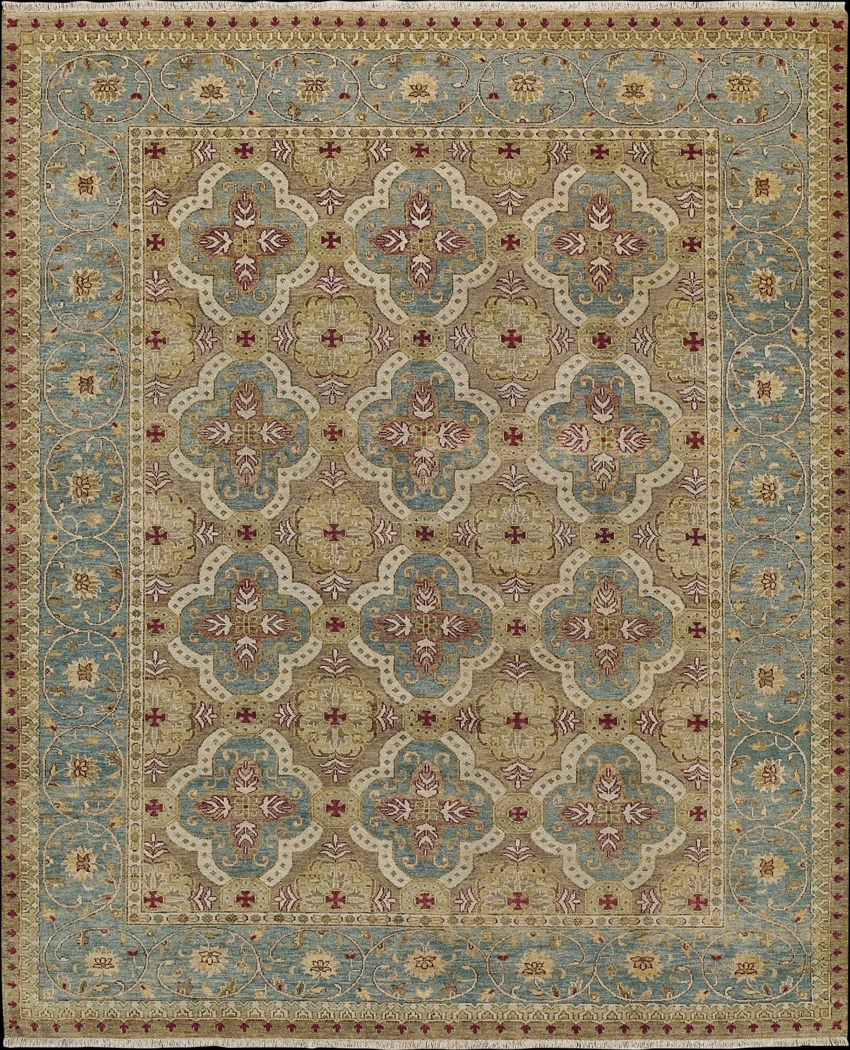 Manor Place Blue 7'6" x 9'6" Rug - Thumbnail - Image 1