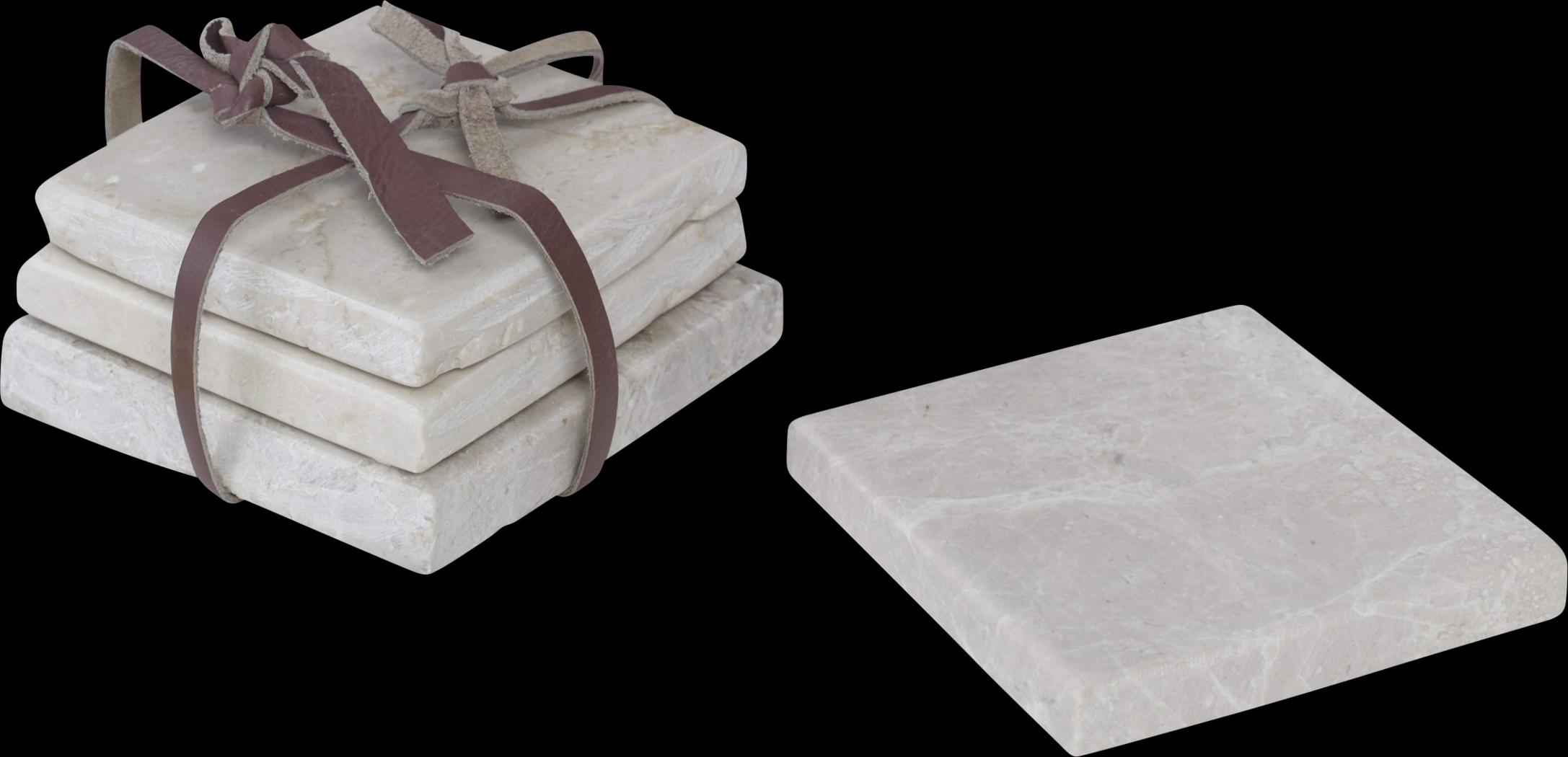 Manordale Blue Coaster, Set of 4 - Thumbnail - Image 2