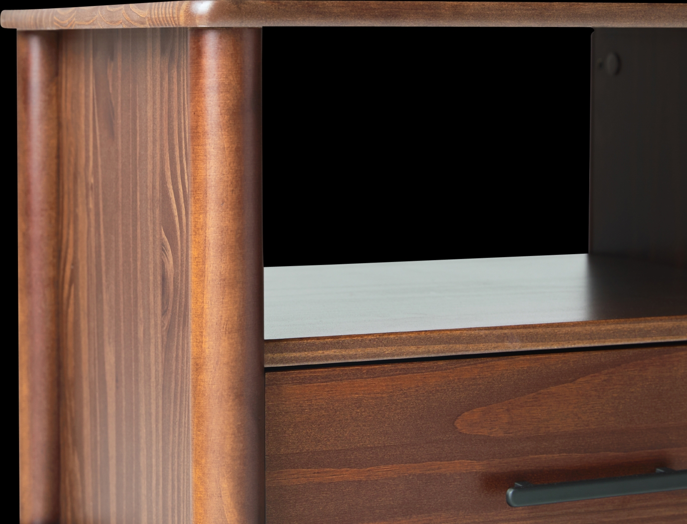 Manorhaven Walnut Nightstand - Thumbnail - Image 4