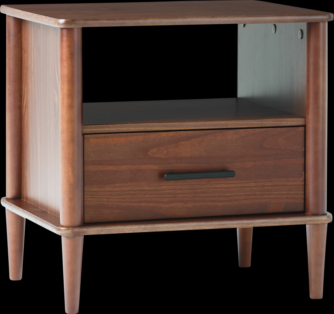 Manorhaven Walnut Nightstand - Thumbnail - Image 1
