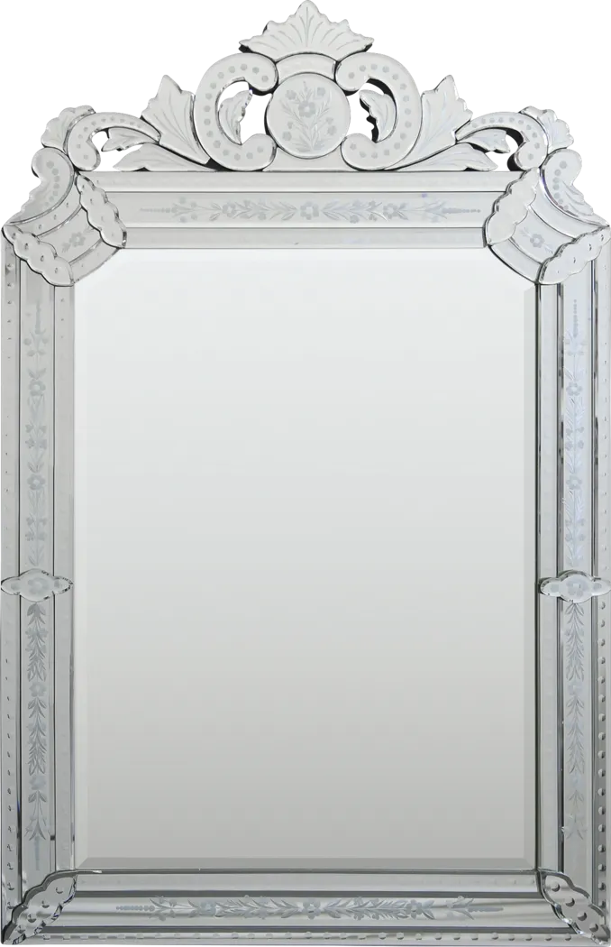 Mansard Silver Mirror - Thumbnail - Image 1