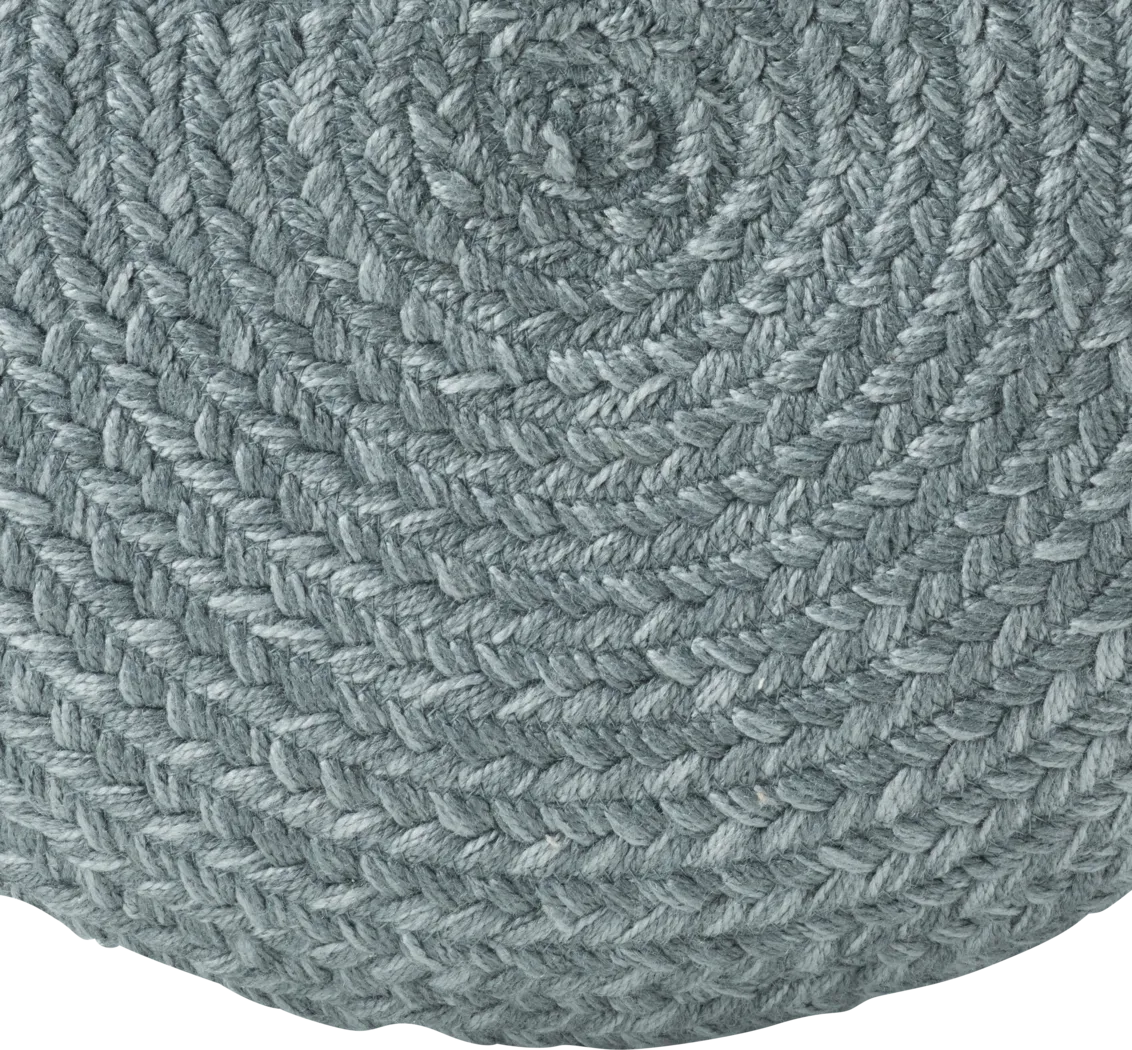 Mansfait Gray Indoor/Outdoor Pouf - Thumbnail - Image 3