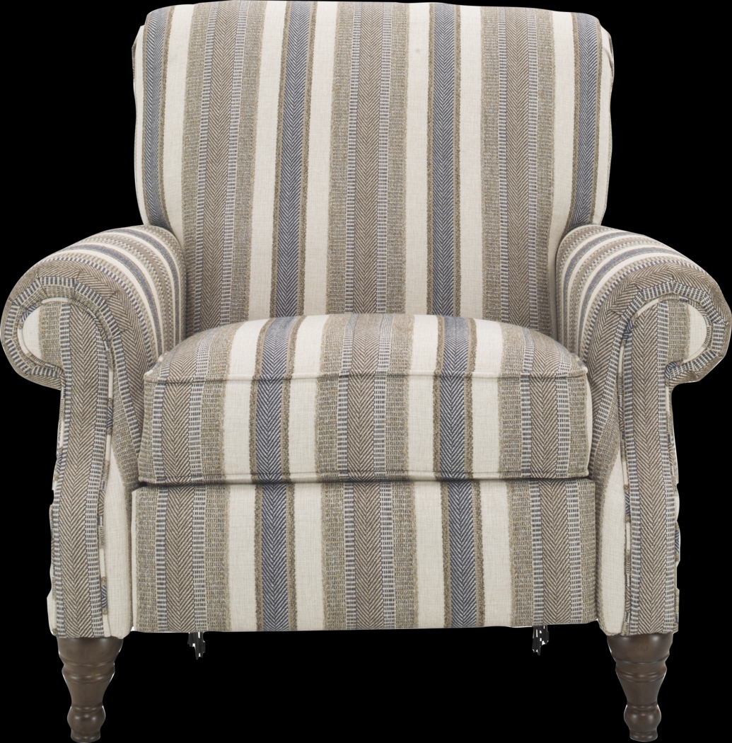 Mansfield Linen Push Back Recliner - Thumbnail - Image 1