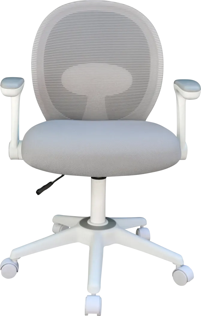Manso Gray Desk Chair - Thumbnail - Image 3
