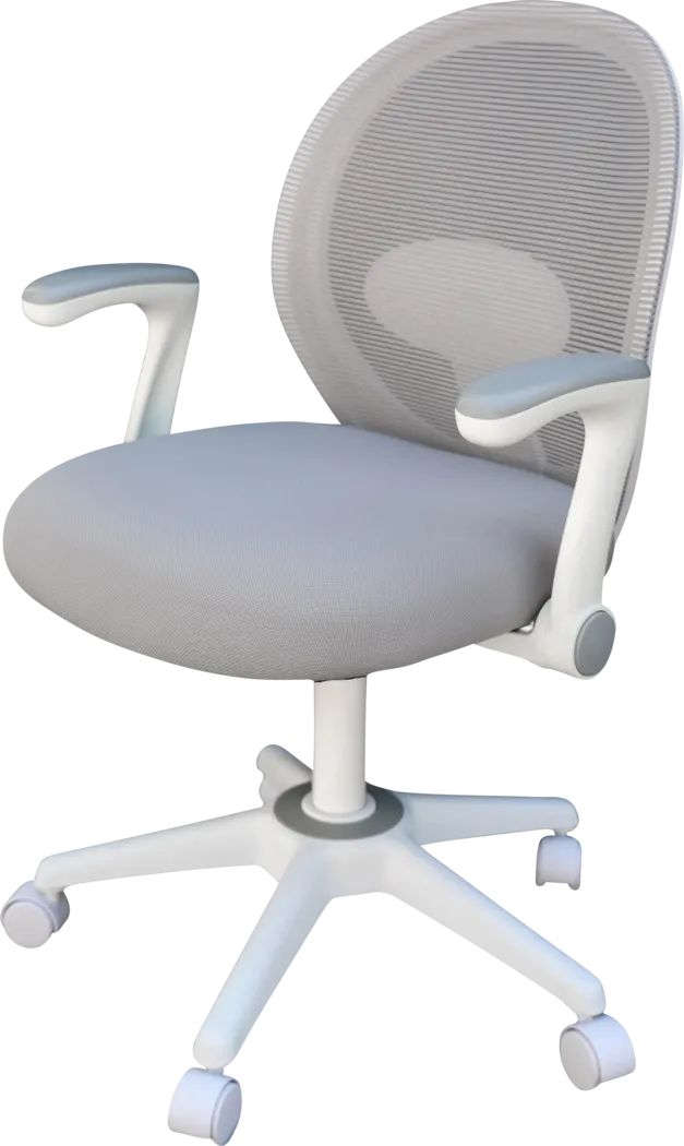 Manso Gray Desk Chair - Thumbnail - Image 5