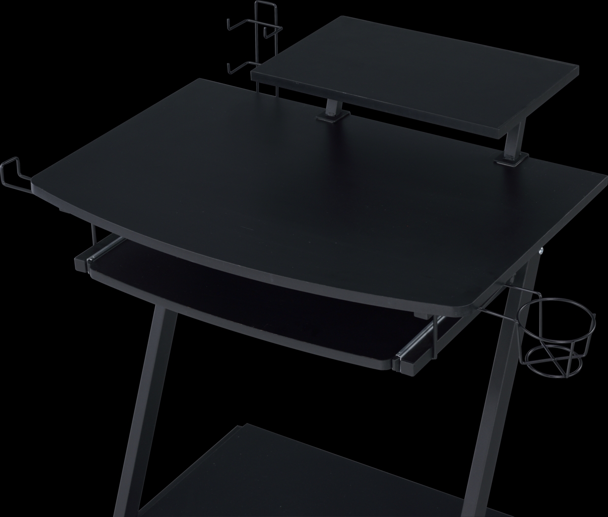 Mansy Black Computer Desk - Thumbnail - Image 3
