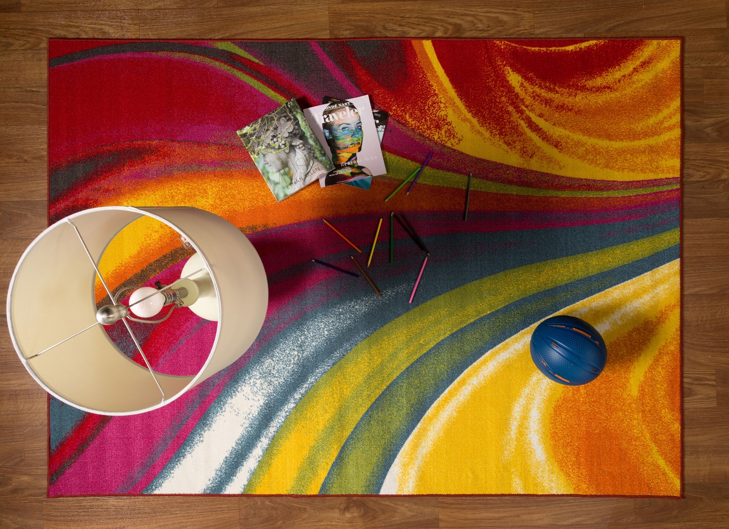 Mantel Yellow 5'3 x 7'3 Rug - Thumbnail - Image 3