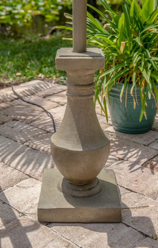 Manteo Gray Outdoor Floor Lamp - Thumbnail - Image 9