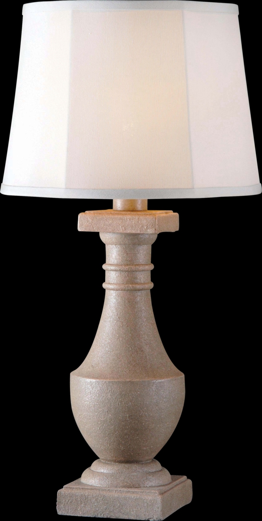 Manteo Gray Outdoor Table Lamp - Thumbnail - Image 1