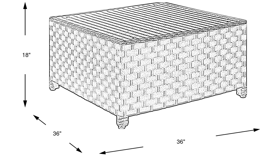 Dimension Image. Please refer to the Dimension Tab on this page for dimension details.