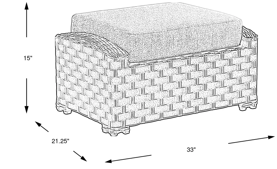 Dimension Image. Please refer to the Dimension Tab on this page for dimension details.