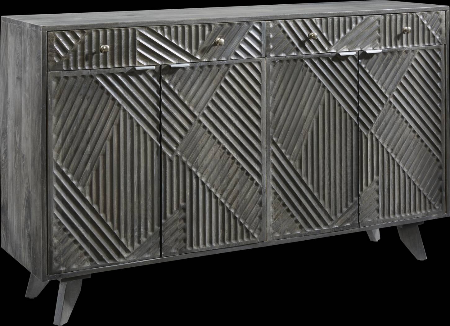 Mantwes Gray Accent Cabinet - Thumbnail - Image 1