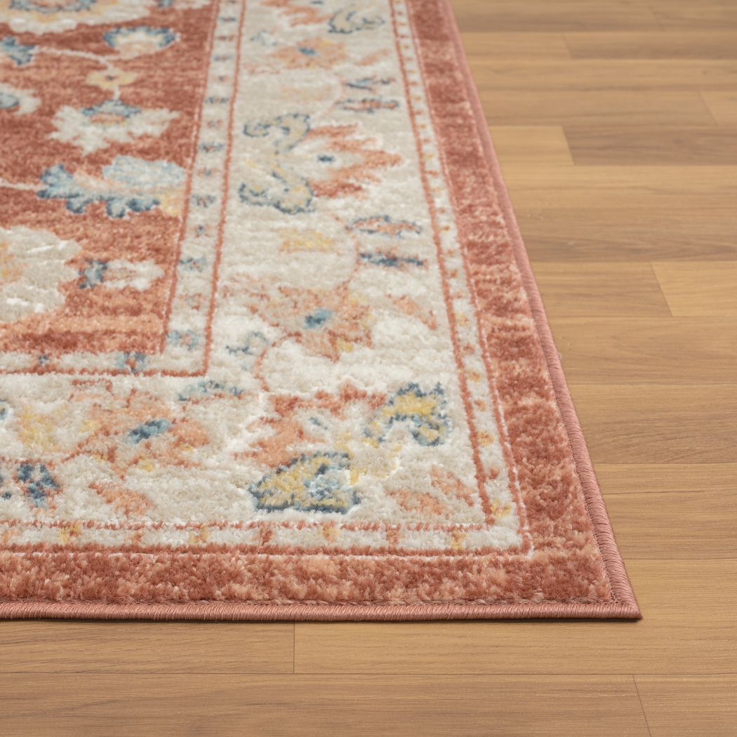 Manu Rust/Ivory 5'3 x 7'6 Rug - Thumbnail - Image 6