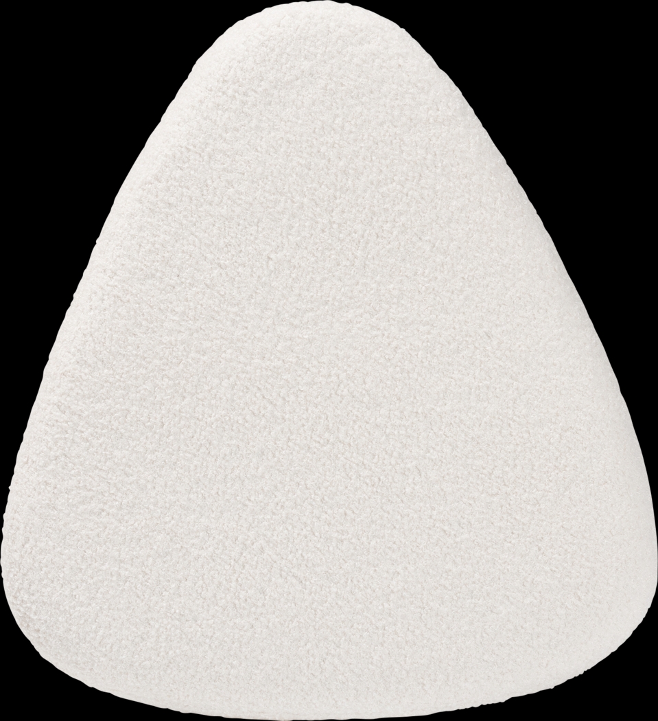 Manucy Ivory Ottoman - Thumbnail - Image 4