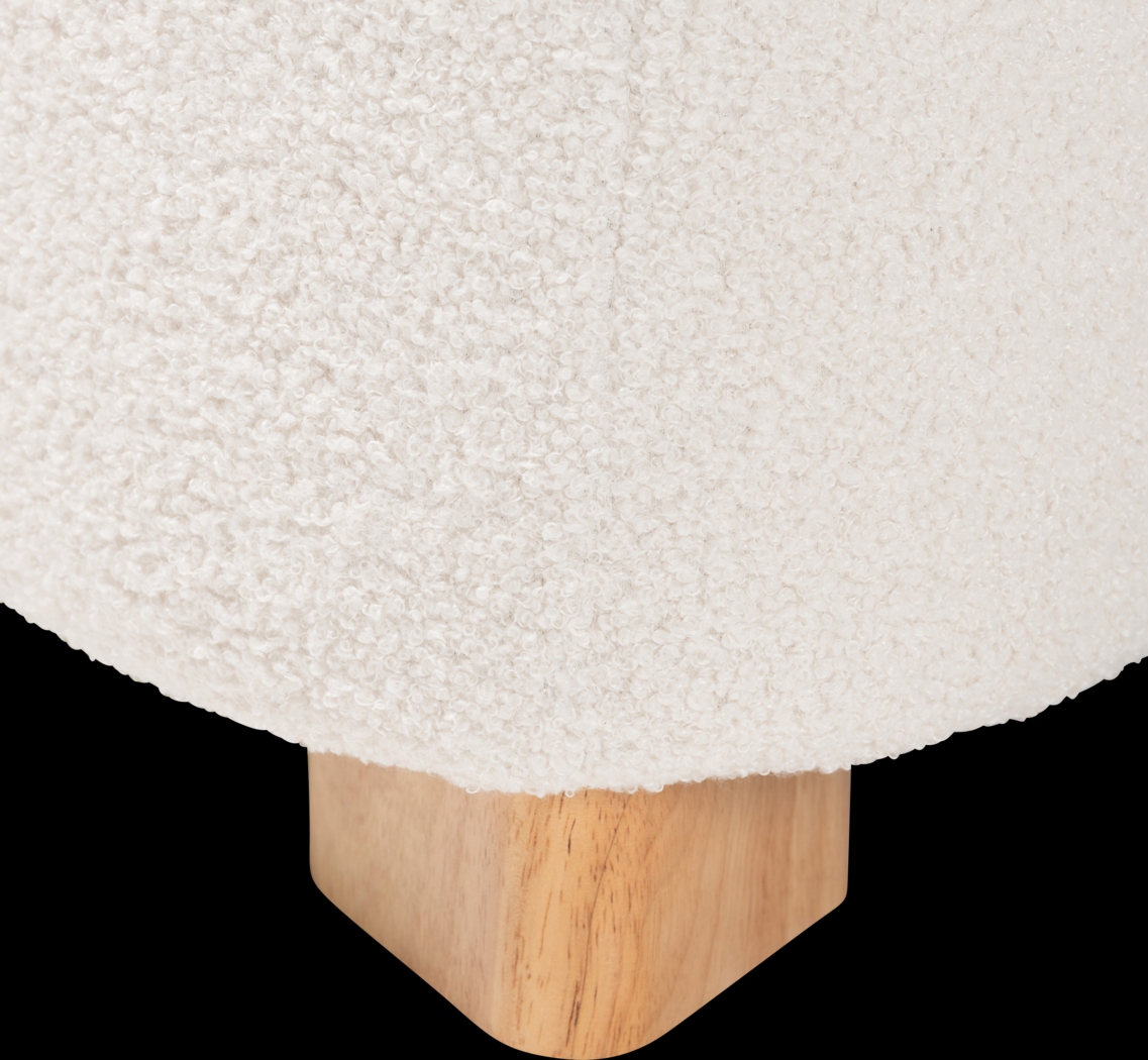 Manucy Ivory Ottoman - Thumbnail - Image 5