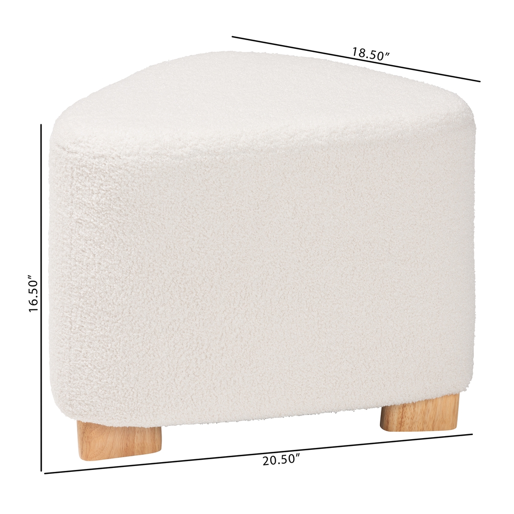 Manucy Ivory Ottoman - Thumbnail - Image 8
